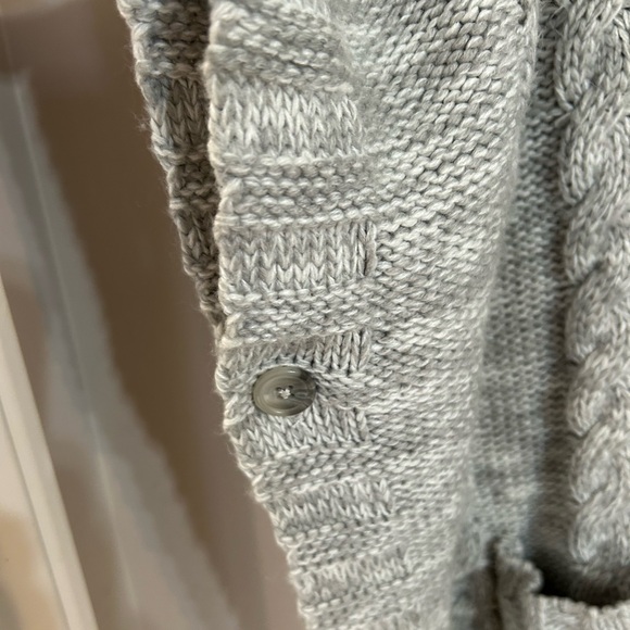 Crazy 8 girls turtleneck poncho size 14 YXL grey, with pockets - Picture 5 of 7